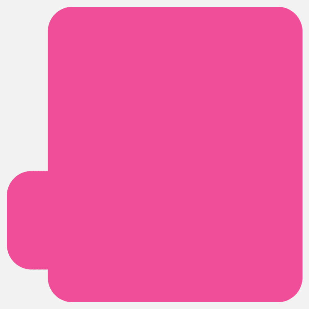 JAM Paper Standard Label Rolls, Lip Balm Tube Stickers, 2 1/8 x 2 1/8, Neon Pink, 125 Labels/Roll