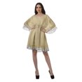 thumbnail image 2 of Moomaya Robes d'Été en Georgette Imprimée Femmes Plage Hawaïennes Mini Robes Femmes, 2 of 6