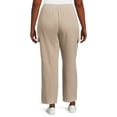 thumbnail image 4 of Terra & Sky Women's Plus Size French Terry Cloth Cargo Pants, 28” Inseam, 4 of 6