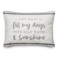 thumbnail image 2 of Creative Products Salt Water And Sunshine 14x20 Spun Poly Pillow, 2 of 3