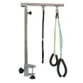 thumbnail image 3 of Pet Grooming Arm, Height Adjustable 35in Foldable Dog Grooming Table Arm With Clamp And Noose Stainless Steel Dog Grooming Stand No Sit Haunch Holder For Small And Medium Dogs, 3 of 8