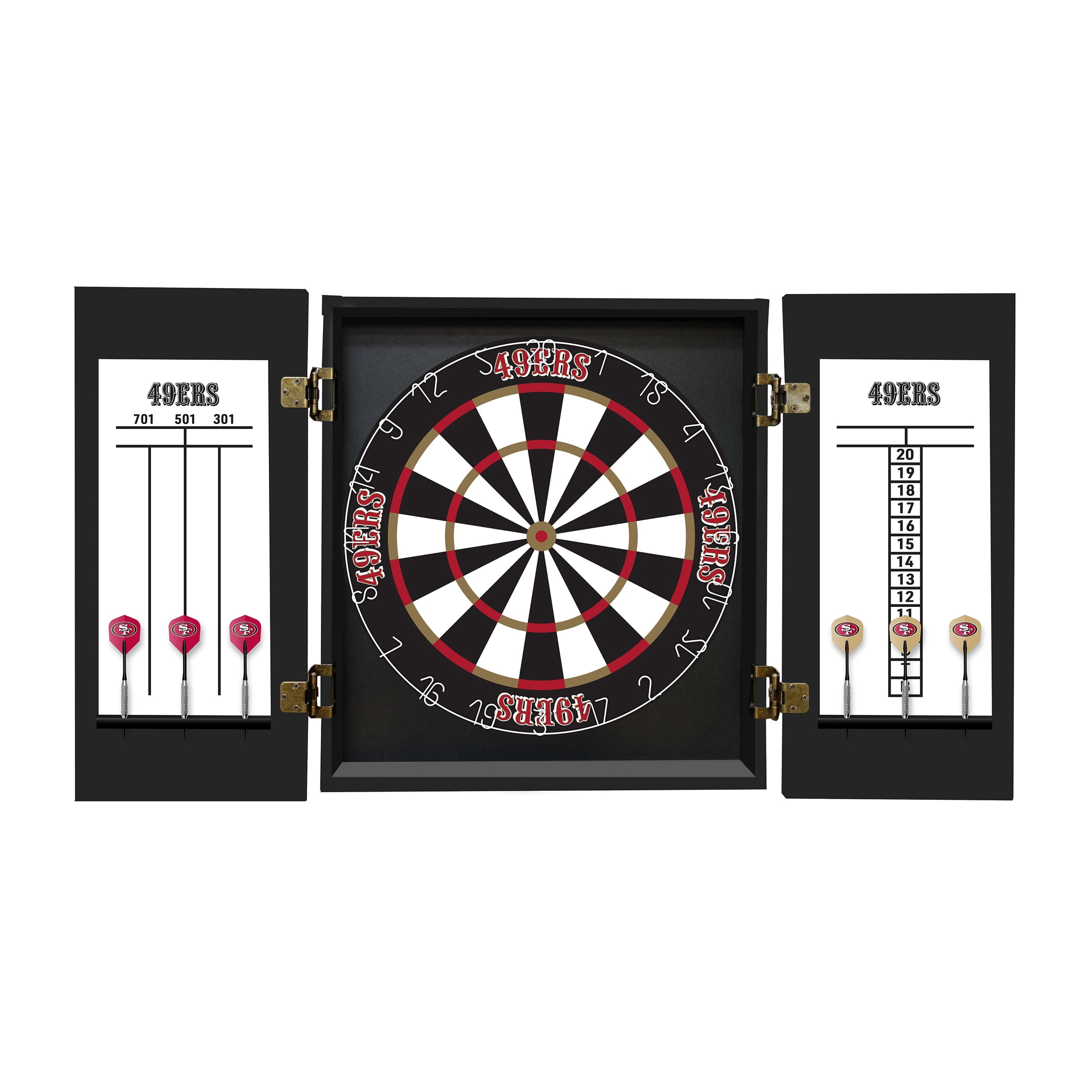 Imperial San Francisco 49ers Fans Choice Dartboard Cabinet