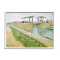 thumbnail image 4 of Stupell Industries De Brug Van Langlois Vincent van Gogh Bridge Painting Painting White Framed Art Print Wall Art, Design by one1000paintings, 4 of 5