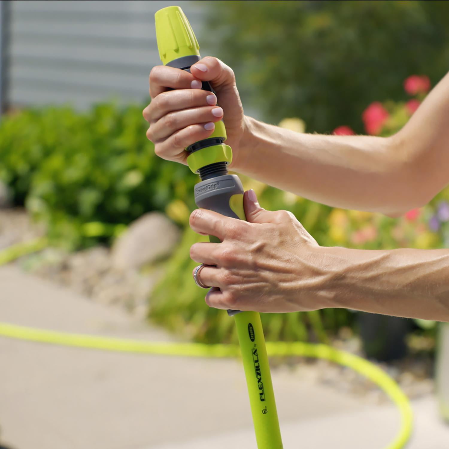 Legacy Flexzilla SwivelGrip 5/8 in. D X 5 ft. L Heavy Duty Premium Grade Garden Hose