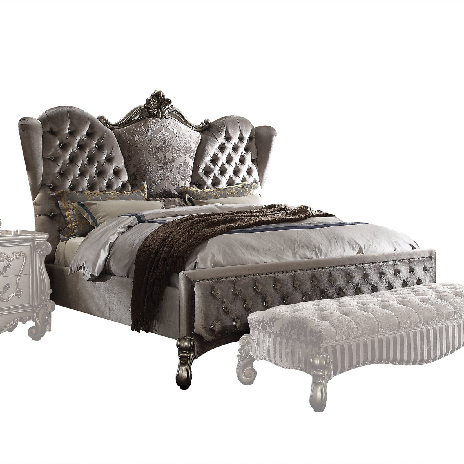 Magnussen Bellamy Traditional Peppercorn Shaped Panel Bed Com Magnussen Bellamy Traditional, Magnussen Bellamy King Bed