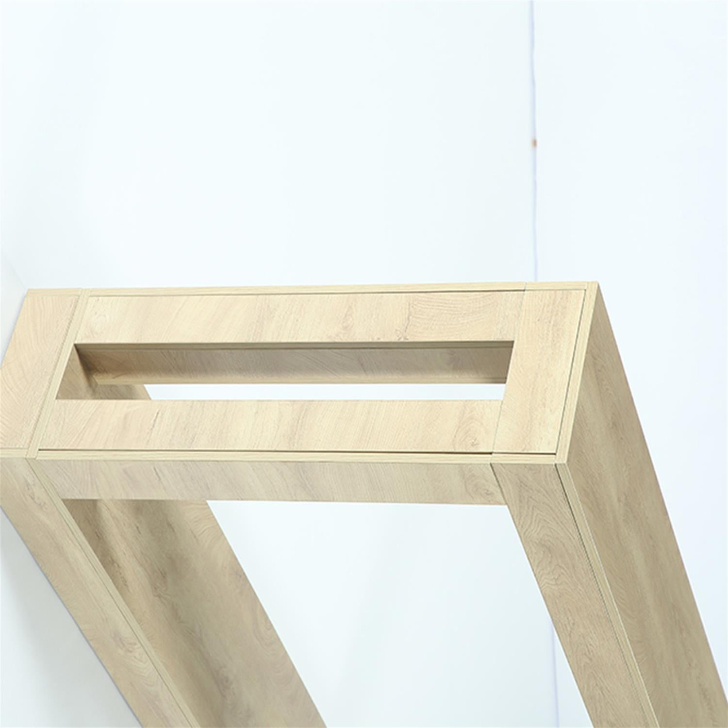 Demi Bonn 63" Console Table, Farmhouse Entryway Table Sofa Table with Storage for Hallway, Bedroom, Living Room, Brown