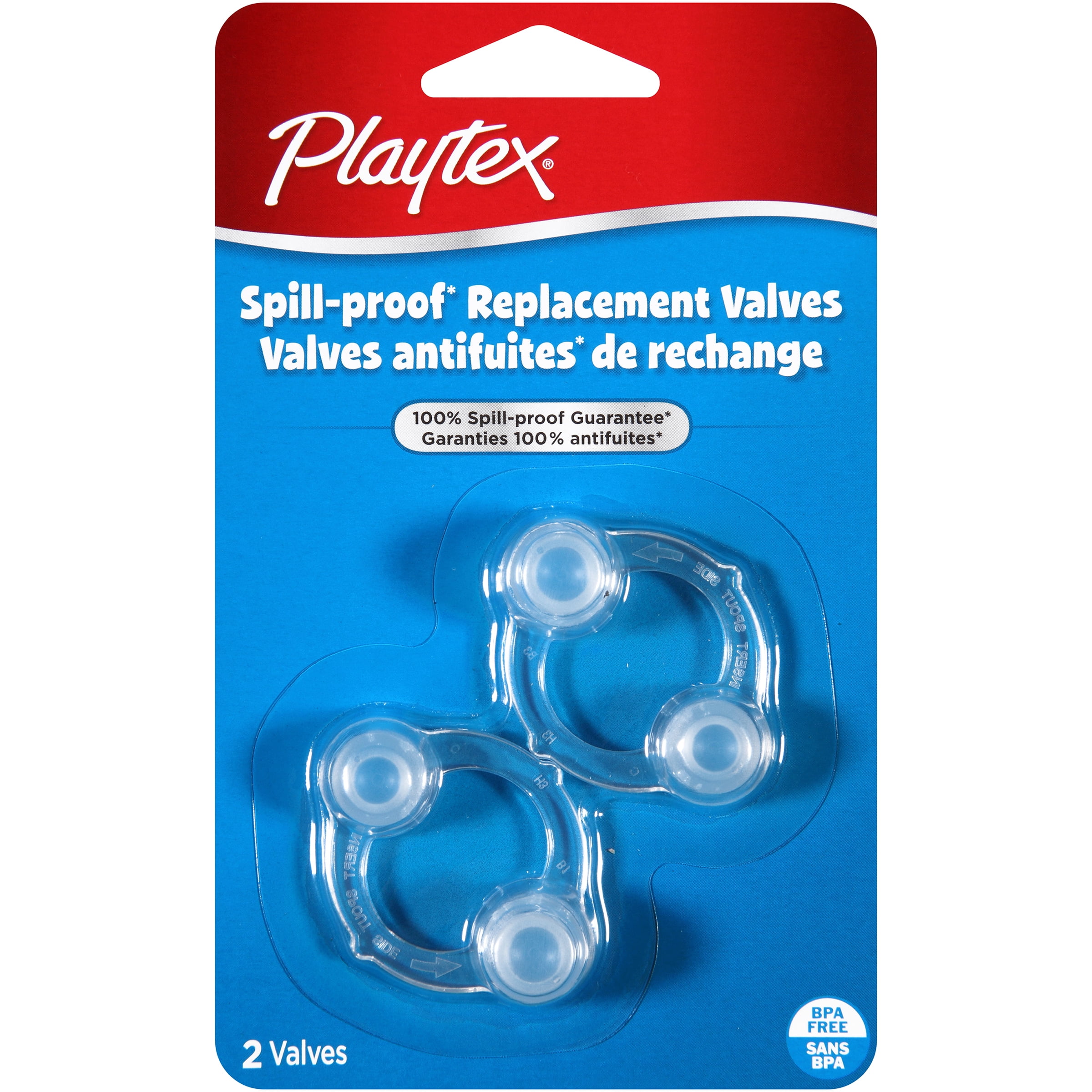 2 Count Pack of 2 Playtex Baby Spill Proof Replacement Valves for Cups 
