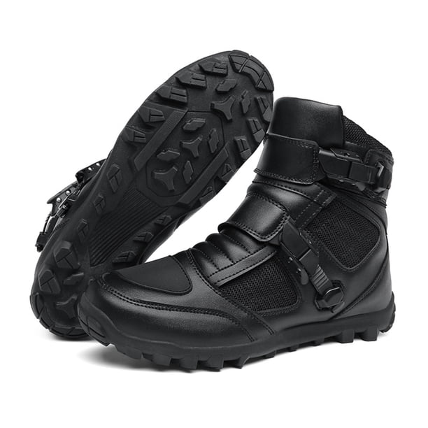 Botas de moto y zapatos de moto para todas las estaciones para hombre y mujer.,Negro,39