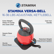 Stamina X Adjustable Kettle Versa-Bell - 36 lbs.