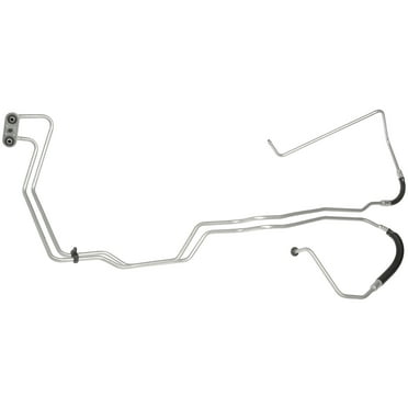 Dorman 624-553 Automatic Transmission Oil Cooler Hose Assembly for Specific Chevrolet / GMC Models, Black; Silver Fits select: 2007-2010 CHEVROLET SILVERADO, 2007-2010 GMC SIERRA