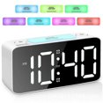 thumbnail image 2 of Super Loud Alarm Clock for Heavy Sleepers Adults Digital Clock with 7 Color Night Light, 2 of 5