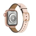 thumbnail image 2 of WFEAGL Leather Band iWatch SE Series Apple Watch Band 38mm 40mm 41mm Pink Sand/Rose Gold, 2 of 8