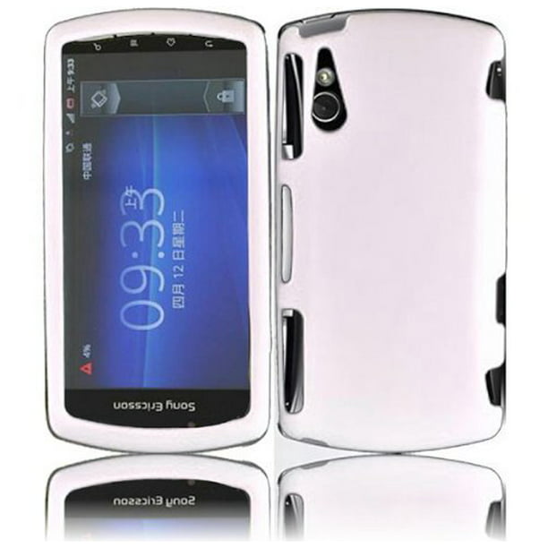 Handig hoop religie Hard Rubberized Case for Sony Ericsson Xperia Play R800 - White -  Walmart.com