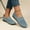 Light Blue, variant on Jacenvly 2024 New Womens Solid Color Round-Toe Flats Shoes Comfortable and Breathable Lightweight Soft Casual Shoe Black Sandals for Women