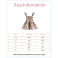 thumbnail image 2 of 12 Months Infant Baby Girl Clothes 24 Months Toddler Girls Summer Dress Sleeveless Dress Floral Dress Suspender Dress, 2 of 7