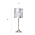 thumbnail image 3 of Pantalla cónica de lunares Lamp Simple Designs LT1076-BND, 3 of 9