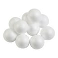 thumbnail image 3 of MYG Party 10pcs Solid Foam Ball Polystyrene Balls Round Tree White 50mm-100mm, 3 of 9