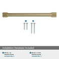 thumbnail image 4 of Amerock Farewind 7-9/16 inch (192mm) Center-to-Center Golden Champagne Cabinet Pull, 4 of 6
