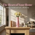 thumbnail image 6 of REGALWOVEN Tall Clear Plastic Bud Vase, Decorative Centerpiece for Wedding Home Decor Pink 2.8"L x 2.8"W x 7.9"H, 6 of 7