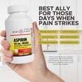 thumbnail image 4 of Quali-Tabs Aspirin - Pain Relief, Fever Reducer, Anti-Inflammatory Tablet, 325 mg Strength, 1000 per Bottle, 4 of 13