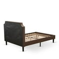 thumbnail image 5 of East West Furniture Granbury 2-Piece Wood Full Bedroom Set in Black/Brown, 5 of 8