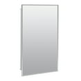 thumbnail image 5 of Zenna Home Frameless Mirror Rectangle Steel Medicine Cabinet, 16" x 26", Recessed or Surface-Mount, 5 of 5