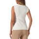thumbnail image 3 of Chaleco sin mangas de cuello cuadrado para mujer INSPIRE CHIC, con botones, casual, talla XS, color blanco, 3 of 6