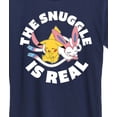thumbnail image 3 of Pokémon - The Snuggle Is Real Pikachu and Sylveon  - Women's Short Sleeve Graphic T-Shirt, 3 of 5