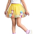 thumbnail image 2 of LYHaoo Toddler Kids Baby Girls Dancing Princess Skirt Flowers Prints Mesh Ballet Tutu Skirts Girls Skirts,Sizes 2-4 Years, 2 of 5