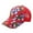 Red, variant on Beugl Baseball Cap Clearance, Women's New Flower Print Sun Protection All-Match Baseball Cap Golf Hat Trucker Hat for Women Purple One Size