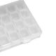 thumbnail image 4 of nail display storage box Nail Storage Box 28 Grid Eco Friendly Durable Transparent PP Separate Lid Nail Tip Box for Bead Earrings Jewelry Transparent 28 Grids, 4 of 8