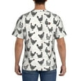 thumbnail image 3 of Bixox Men's Funny Chicken Printed Short Sleeve Skinny Athletic T-Shirt, 3 of 6