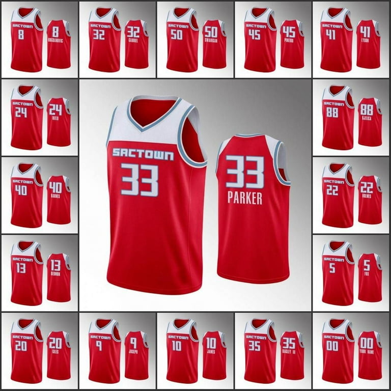 NBA_ Jersey Wholesale Custom Sacramento''Kings''Men Buddy Hield Nemanja  Bjelica De'Aaron Fox Marvin Bagley Red''NBA''Women Youth Limited jersey 