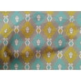 thumbnail image 4 of oneOone Tissu Popeline de Coton Imprimé Ikat Tourbillon au Mètre 56 Pouces de Large, 4 of 4