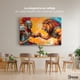 thumbnail image 3 of Cuadro Decorativo Canvas Gladiador Vs León 90x60 Canvas Revolution, 3 of 4