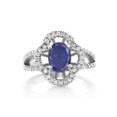 thumbnail image 2 of Gem Stone King 1.77 Ct Oval Blue Lapis 925 Sterling Silver Ring, 2 of 6
