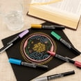 thumbnail image 3 of Royal & Langnickel Chalk Marker, 2.0mm Tips, Metallic Colors, 6 Pack, 3 of 7