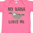 thumbnail image 4 of Inktastic My Nana Loves Me Sloth Girls Baby Bodysuit, 4 of 5