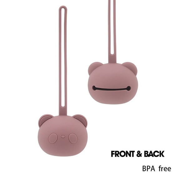 Soporte para chupete de bebé de grado alimenticio, bolsa de silicona sin BPA, contenedor portátil para chupete infantil, caja de almacenamiento para pezones, 2023