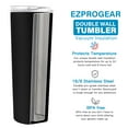 thumbnail image 2 of Best Mom Ever Gift - Ezprogear 20 oz Stainless Steel Skinny Tumbler Insulated Engraving Coffee Mug with Lid & Straw Mom Gifts, Mom Birthday, Mothers' Day, Christmas Gift (Sapphire Blue), 2 of 6