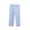 Light Blue, variant on QIYAGBSA Casual Pants for Women Capri Length Elastic Waist Relaxed Fit Soft Sleepwear Cropped Bottoms for Spring Summer (Beige, 3XL)