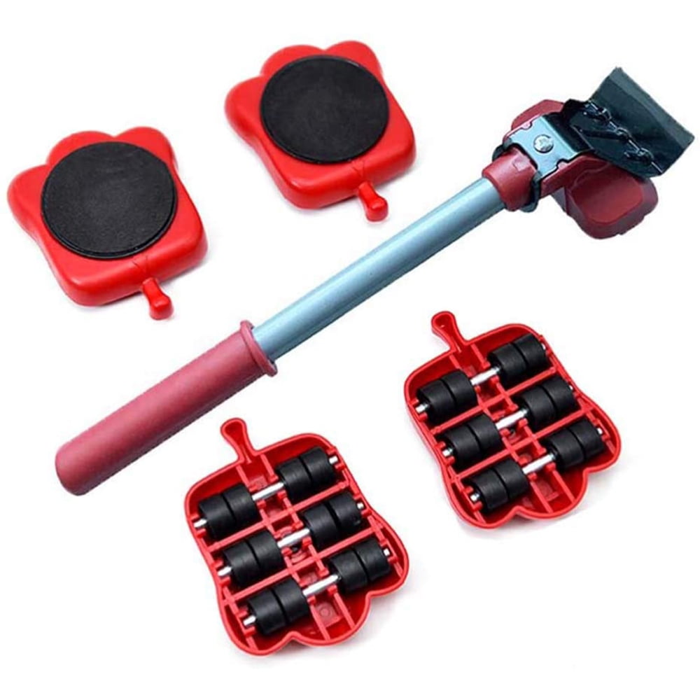 5Pcs Furniture Lifter Heavy Furniture Transport Roller Removal Tools Move O9W3 