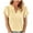Yellow-08, variant on Mittory Womens Dressy Casual Eyelet Blouses Shirts V Neck Trendy Business Casual Summer Tops