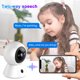thumbnail image 3 of Cámara web inalámbrica Chicmine con función de alarma, doble frecuencia, compatible con HD 1080P, rotación de 360 grados, monitoreo de seguridad, cámara web inteligente con Wi-Fi, monitor para uso, 3 of 8