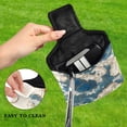 thumbnail image 4 of Haosy Auspicious Cloud Porcelain Golf Mallet Putter Cover Strong Magnetic Leather Golf Club Headcover Closure, 4 of 7