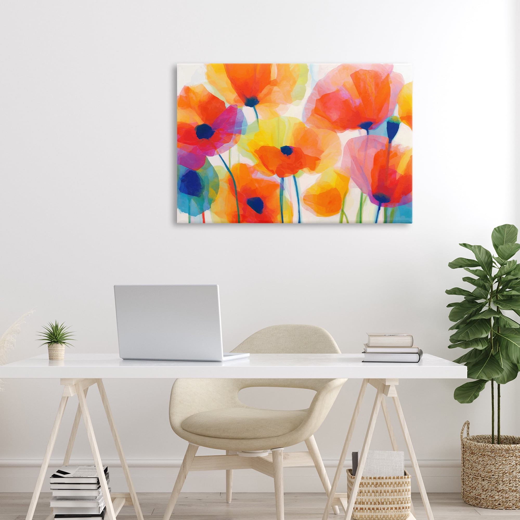 Stupell Industries Poppies At Golden Hour Canvas Wall Art, design by Chromatic Storm Studio
