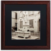 Trademark Fine Art "Lucca I" Canvas Art by Alan Blaustein, Black Matte, Wood Frame