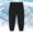 Black, variant on HAJGJP Kids' Solid Color Tracksuit Pants With Bunched Feet Mid Sized Hoodie Pants Boys Spring Fashion 2024 Pants Red,3-4 Years