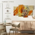 thumbnail image 4 of Elephant Stock Black Woman Colorful Portrait Wall Art - Horizontal Multi Panel Canvas - Living Room Wall Decor - People Multi Panel - Brown And Yellow Decor - 43" x 27", 4 of 4
