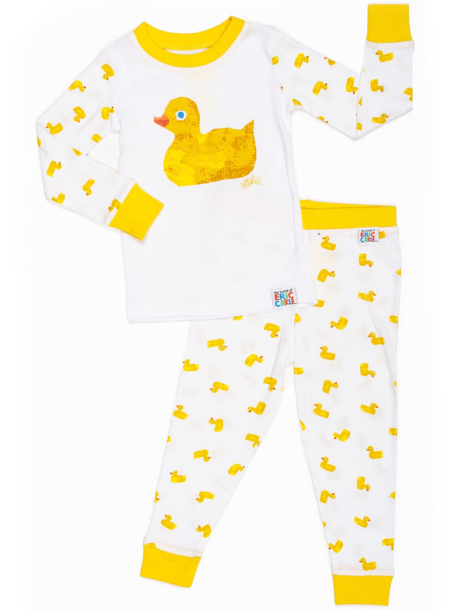 Baby Boy or Girl Unisex Duck Tight Fit Pajamas 2pc Set